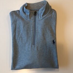 Men’s POLO Ralph Lauren blue heather 1/4 zip